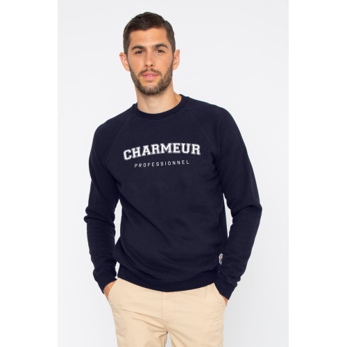 Sweat Clyde Charmeur Navy French Disorder pour homme 1