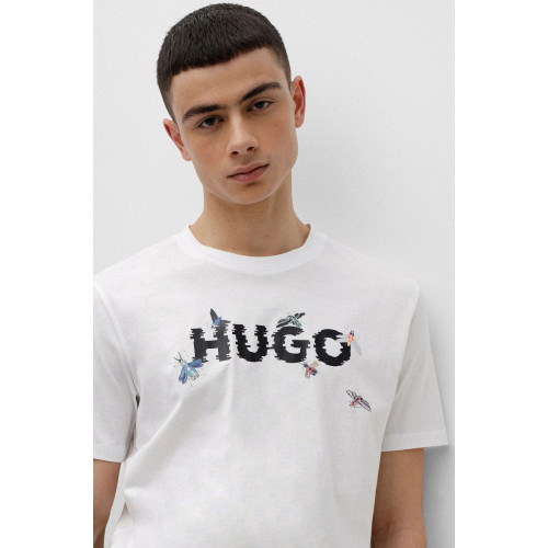 T-shirt Concept Blanc Hugo pour homme 1