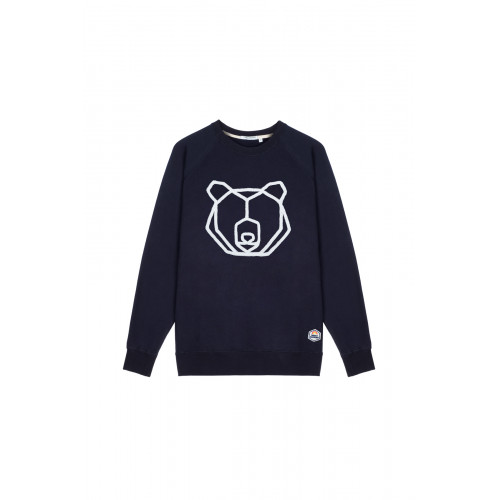 Sweat Clyde Ours Navy French Disorder pour homme