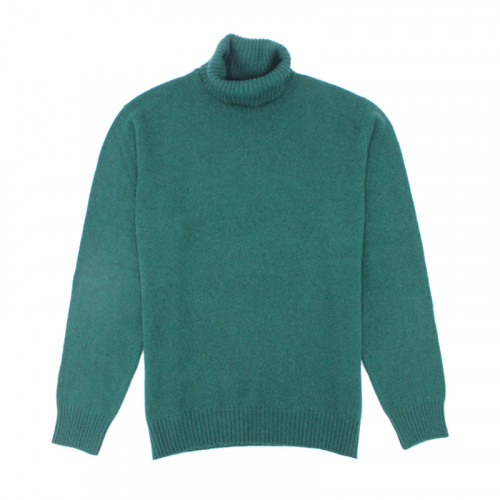 Pull Col Roulé Vert Fly3 pour homme