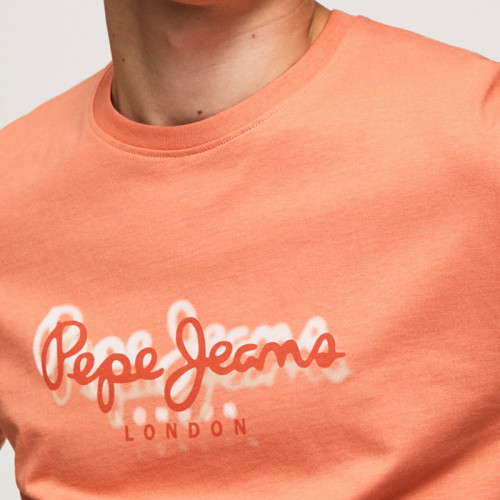 T-shirt col rond Pepe Jeans...
