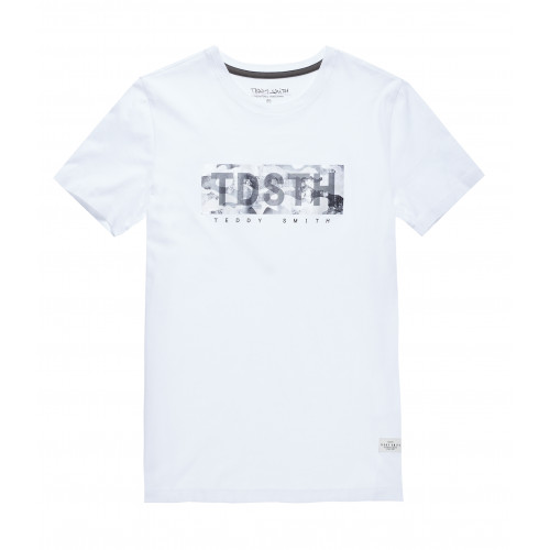 T-shirt Ezio Blanc Teddy Smith pour homme