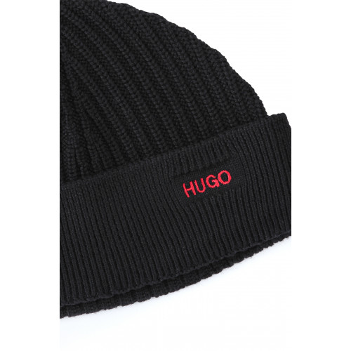 Bonnet Noir Hugo pour homme 1